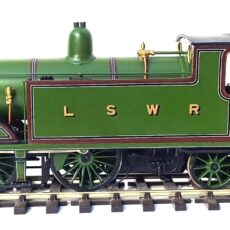 LSWR Drummond M7 class 0-4-4T no. 125.